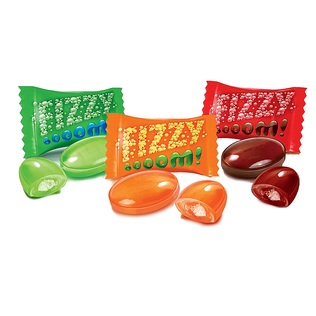 Sveriami saldainiai FIZZY BOOOM!, 1 kg