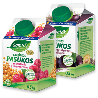 GAMTOS pasukos, 0,5 kg, (2 rūšių)