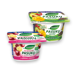 GAMTOS pasukų varškė (2 rūšių), 130 g