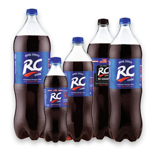 Gaiviajam gazuotam gėrimui RC COLA (6 rūšių), 0,5–2 l