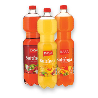 Gaivusis gėrimas RASA SULTINGA (3 rūšių), 1,5 l