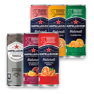 Gaiv. gėrimas SANPELLEGRINO (6 rūšių), 0,33 l