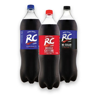 Gaiviajam gėrimui RC COLA (6 rūšių), 0,5 l, 1 l, 1,5 l, 2 l