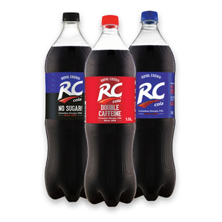 Gazuotas gėrimas RC COLA (3 rūšių), 1,5 l