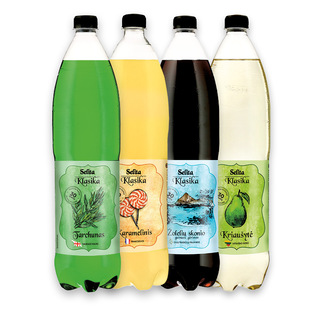 Gaz. gėrimas SELITA KLASIKA (5 rūšių), 1,5 l