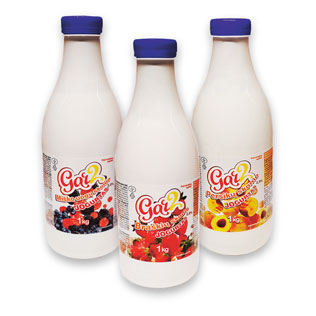 Geriamasis jogurtas GAR2 (3 rūšių), 2,5% rieb., 1 kg, butelis