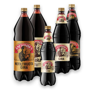 Girai SMETONIŠKA (5 rūšių), 1 l, 1,5 l, 2 l