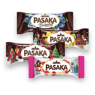 Glaistytas varškės sūrelis PASAKA (4 rūšių), 45 g