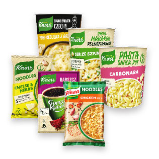 Greitai paruoš.makar. ir košei indel.KNORR (įv. rūšių)