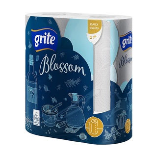 Popieriniai rankšluosčiai GRITE BLOSSOM, 2 sl., 2 vnt./pak.