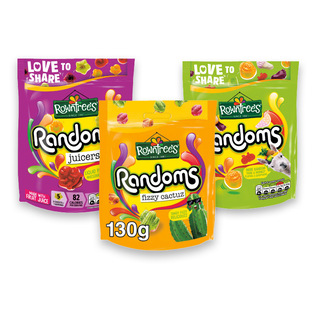 Guminukai ROWNTREES RANDOMS (3 rūšių), 130-150 g