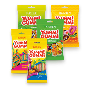 Guminukai YUMM! GUMMI (5 rūšių), 70 g