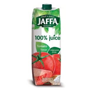 Pomidorų sultys JAFFA su jūros druska, 0,95 l