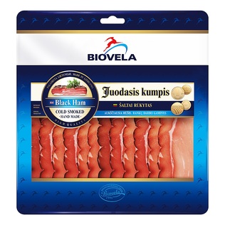 Š. r. JUODASIS kumpis griežinėliais, 110 g
