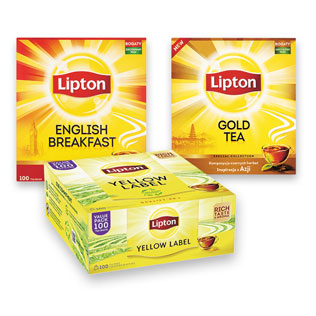 Juodoji arbata LIPTON (3 rūšių), 100 vnt./ pak.,