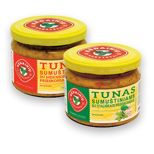 KĖDAINIŲ KONSERVŲ tuno užtepas (2 rūšių), 280 g