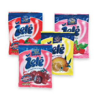 KOLUMBO želė (6 rūšių), 80 g