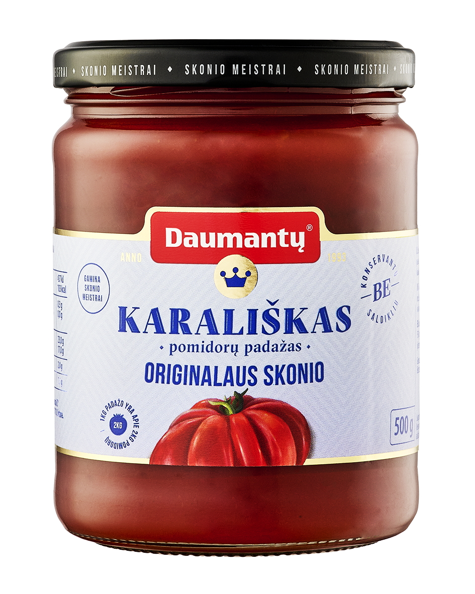 KARALIŠKAS ORIGINALAUS SKONIO pom. pad., 500 g