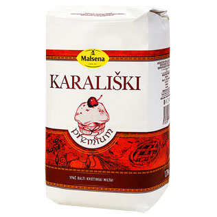 KARALIŠKI kvietiniai miltai PREMIUM 405D MALSENA, a. r.1,75 kg