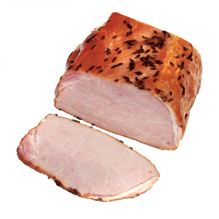 Karštai rūkyta kiaulienos filė su kmynais BIOVELA, 1 kg