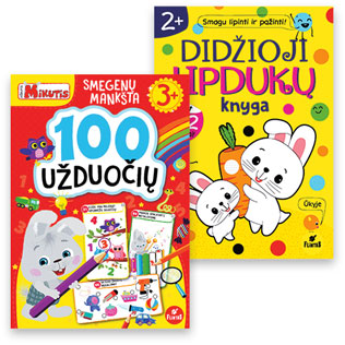 Knygos 100 užduočių, Didžioji lipdukų knyga, 1 vnt.