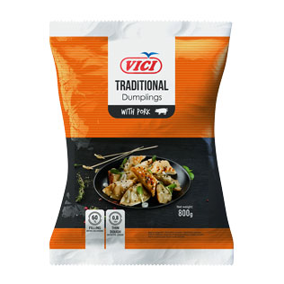 Šaldyti koldūnai su kiaulienos įdaru TRADITIONAL STYLE, 800 g