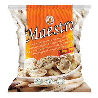 Šaldyti koldūnai su kiaulienos ir jautienos įdaru MAESTRO, 400 g