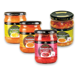 Konservuotoms sriuboms RIVONA (8 rūšių), 480 g