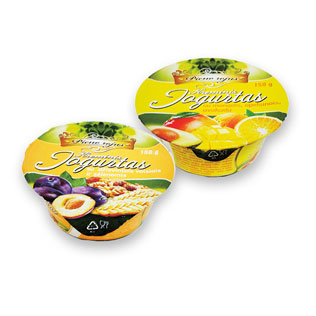 Kreminis jogurtas PIENO ROJUS (2 rūšių), 150 g