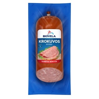 KROKUVOS karštai rūkyta dešra, 400 g