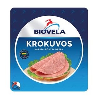 KROKUVOS karštai rūkyta dešra, 180 g