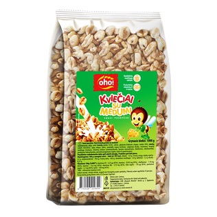 Sausi pusryčiai kviečiai su medumi OHO!, 1 kg