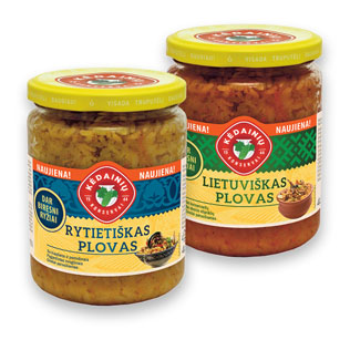 LIETUVIŠKAS arba RYTIETIŠKAS konservuotas plovas, 480 g