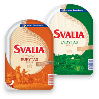 Lydytas arba rūkytas sūris riekelėmis SVALIA, 150 g