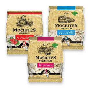 MOČIUTĖS šaldyti virtiniai (3 rūšių), 400 g