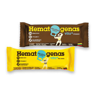 Maisto papildas HEMATOGENAS (2 rūšių), 50 g