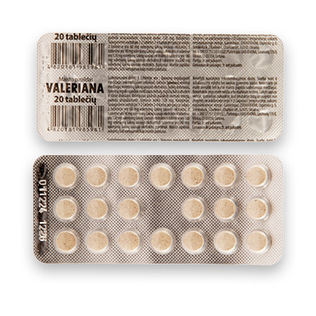 Maisto papildas VALERIANA, 20 tabl./pak.
