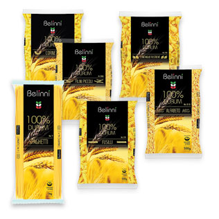 Makaronai BELINNI (7 rūšių), 500 g