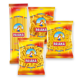 Makaronai PASAKA (4 rūšių), 400 g