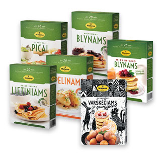 Miltiniams mišiniams MALSENA (įv. rūšių), 250 g, 380 g, 400 g