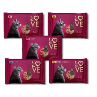 Konservuotas kačių ėdalas MY LOVE (5 rūšių), 4 x 85 g/pak.