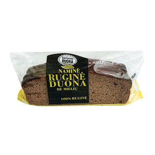 NAMINĖ 100% rug.duona be mielių, 400 g