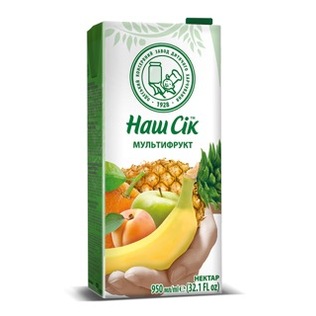 Tropinių vaisių nektaras NAŠ SIK, 0,95 l