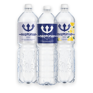 Natūralus mineralinis vanduo NEPTŪNAS (3 rūšių), 1, 5 l