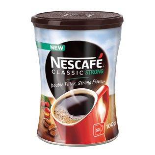 Tirpioji kava NESCAFE CLASSIC STRONG, 100 g