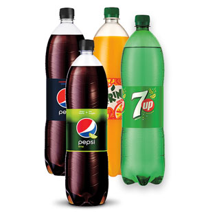 Gaivusis gėrimas 7UP, MIRINDA, PEPSI, PEPSI MAX, MIRINDA, ZERO, 1,5 l