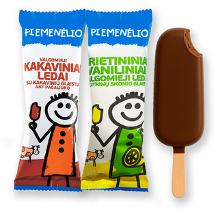 PIEMENĖLIO glaist. griet. ledai ant pagaliuko, 3 rūšių, 120 ml/vnt.