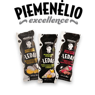 PIEMENĖLIO EXCELLENCE ledai vafliniame ragelyje (3 rūšių), 120 ml