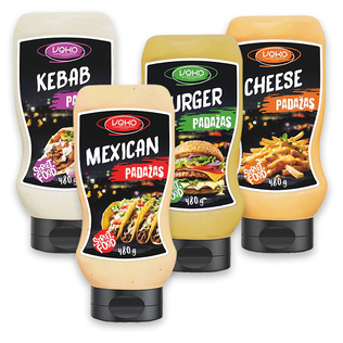 Padažas VEKO (4 rūšių), 480 g