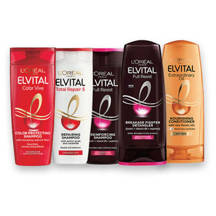 Plaukų šampūnas arba balzamas L’OREAL ELVITAL, 400 ml